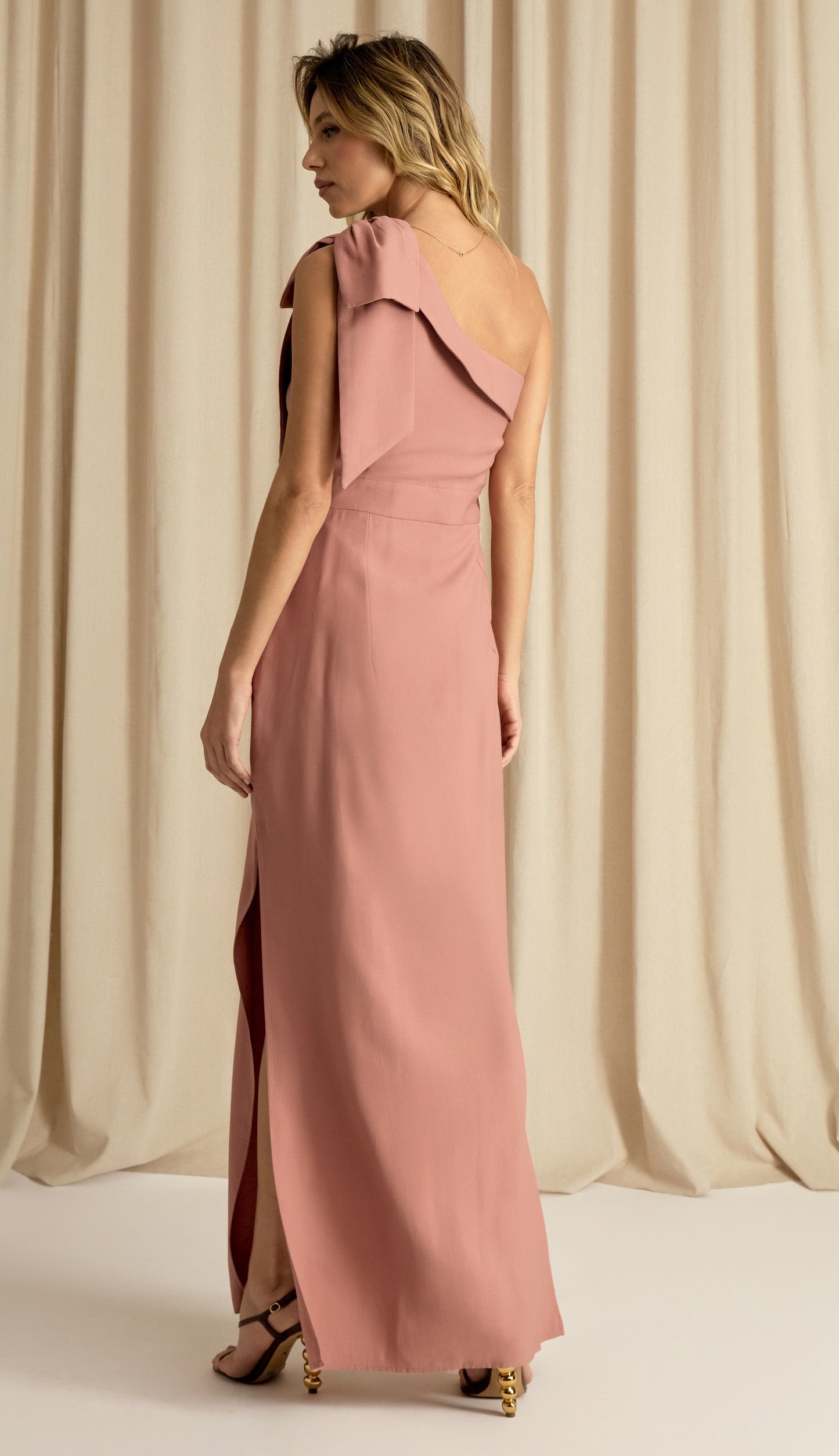Vestido Flora Rosê