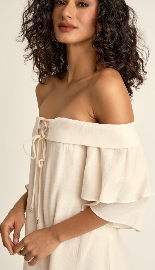 Vestido Felicia Off White