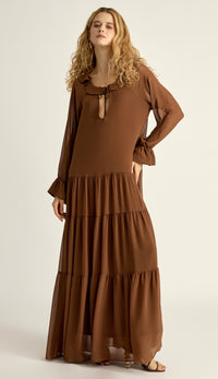 Vestido Greta Café