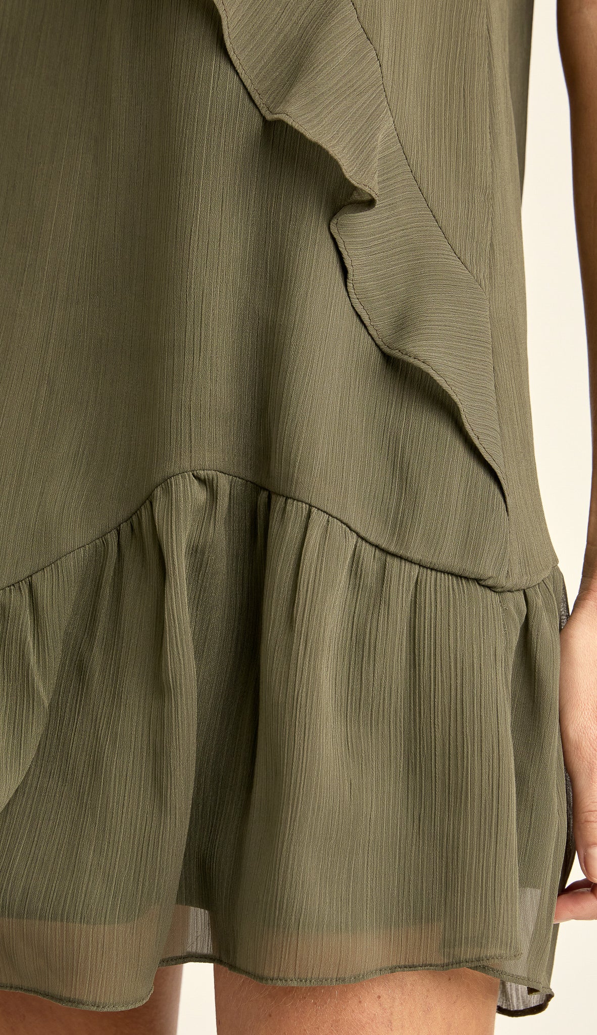 Vestido Curto Crepe Chiffon Lorena | Laguna