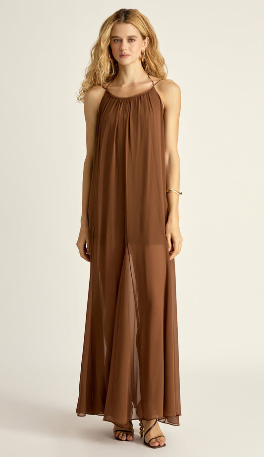 Vestido Gracia Café