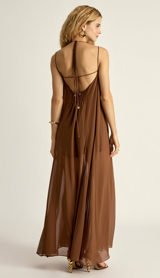 Vestido Gracia Café