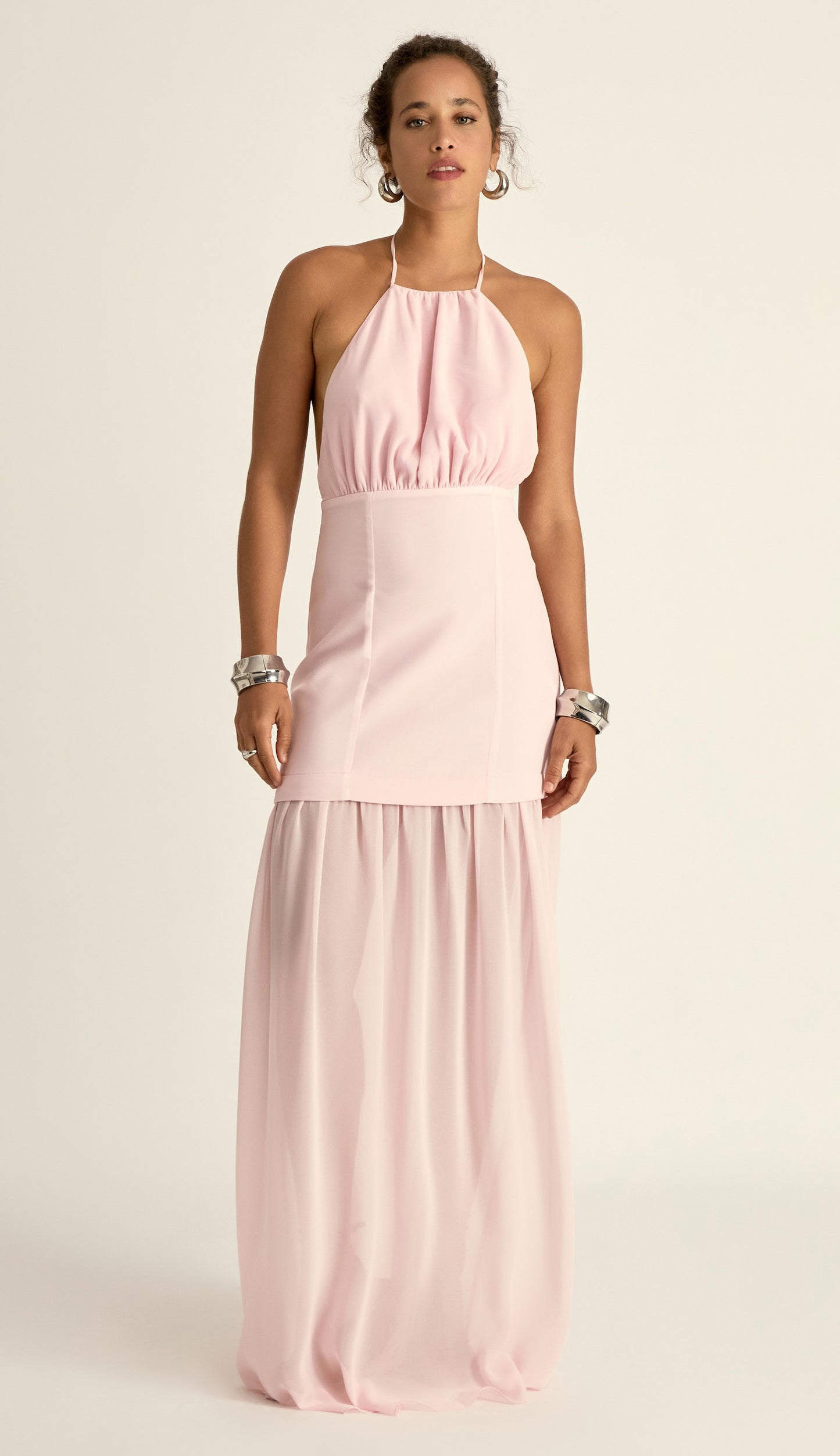 Vestido Genebra Rosa