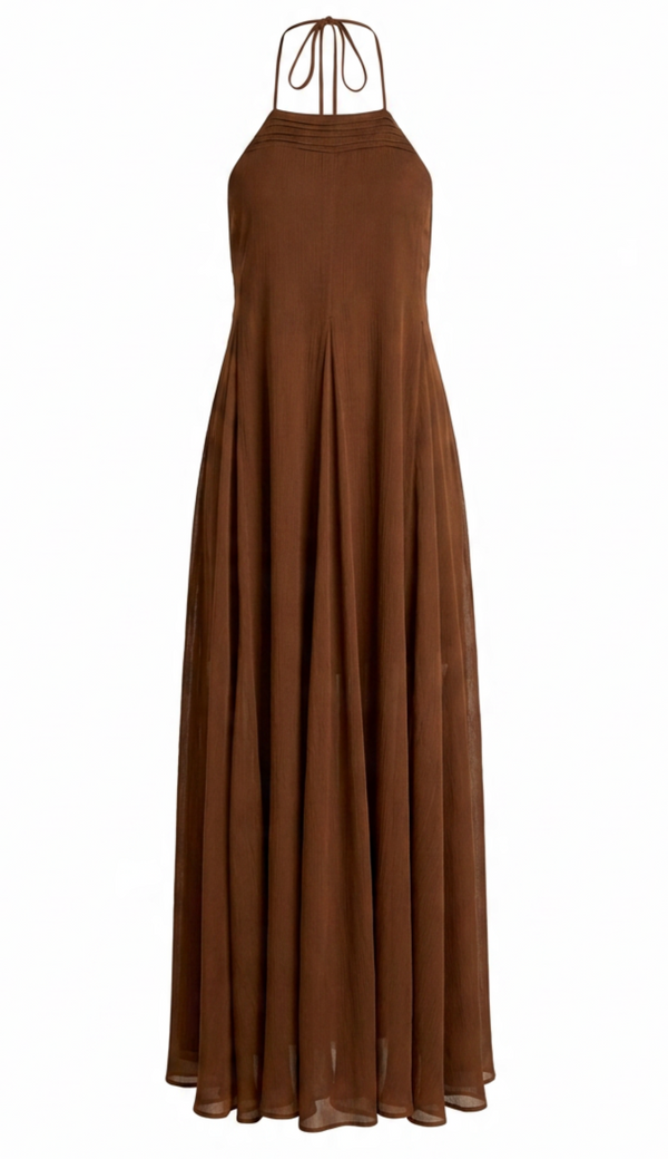 Vestido Longuete Crepe Chiffon Laís | Laguna