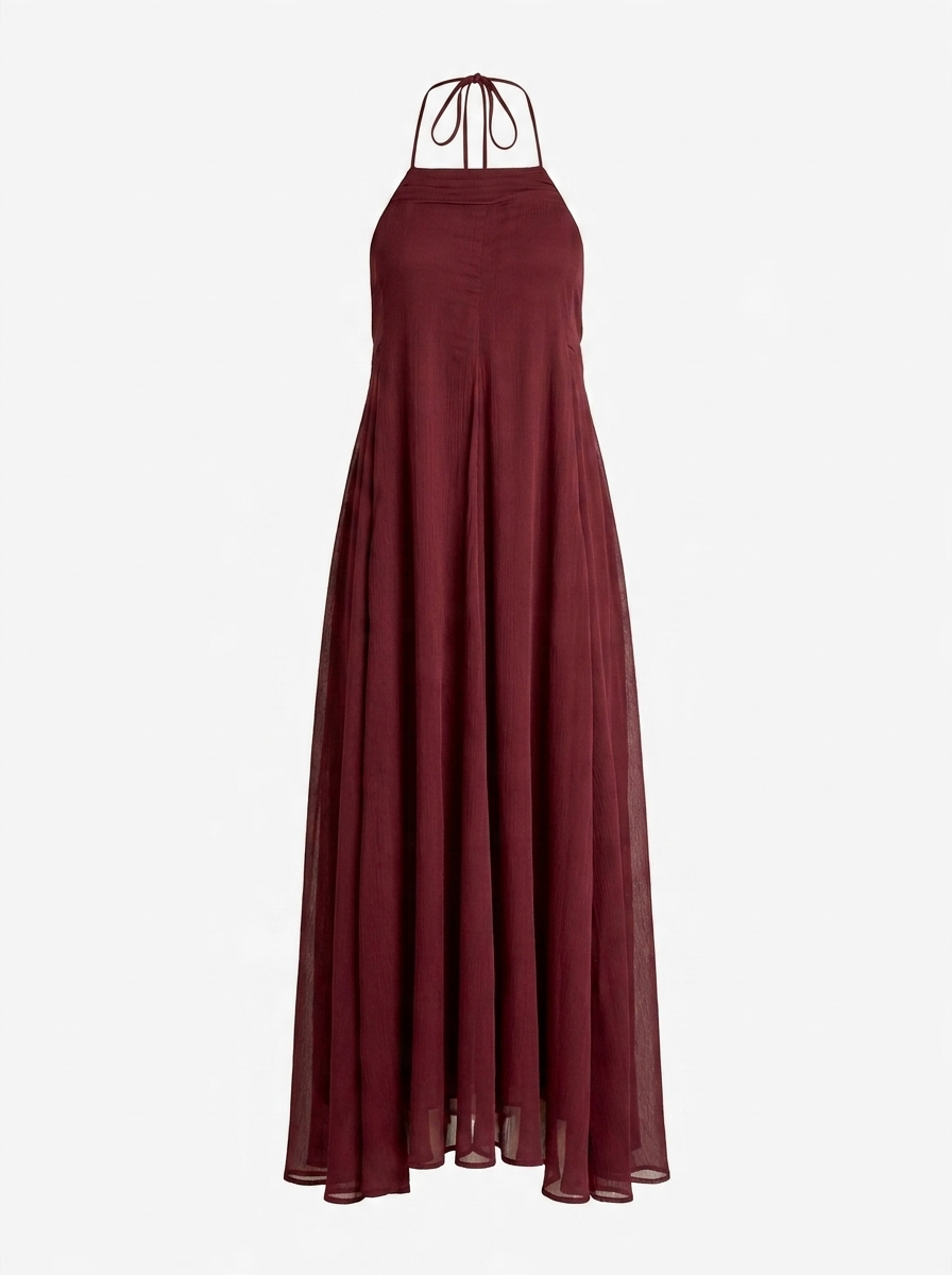 Vestido Longuete Crepe Chiffon Laís | Laguna