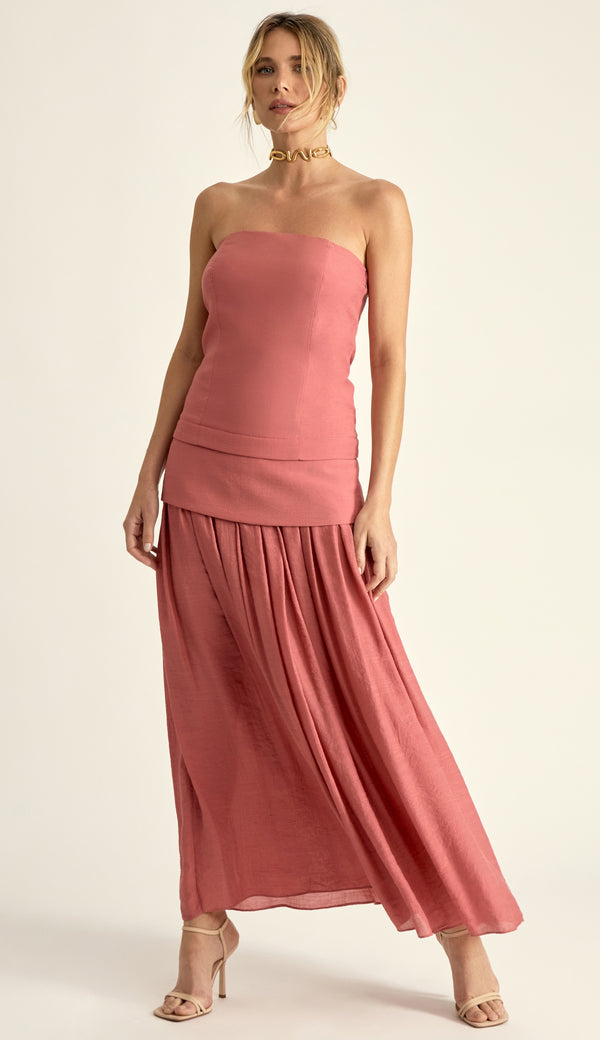 Vestido Longo Poliviscose Laura Rosê | Laguna