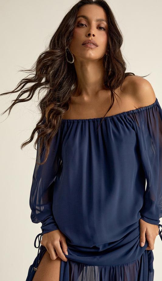 Vestido Lana Marinho