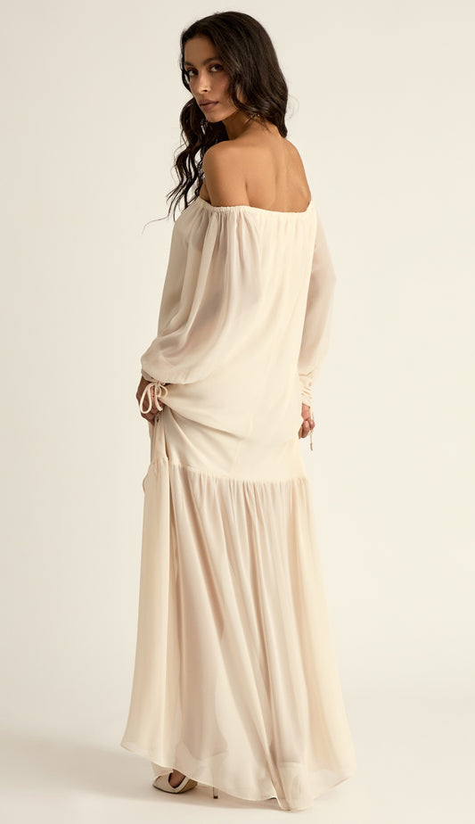 Vestido Lana Off White