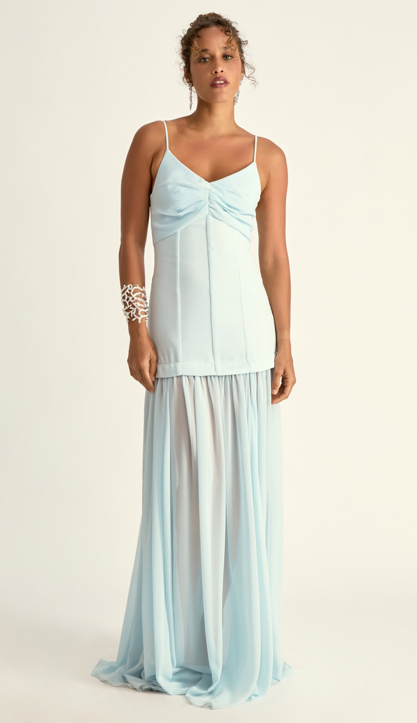 Vestido Lucile Azul Claro