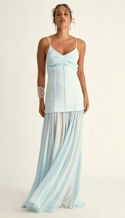 Vestido Lucile Azul Claro