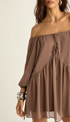 Vestido Loren Mocha