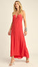 Vestido Slip Dress em Crepe Leve Lira Cereja | Laguna - Vestido Lira Cereja