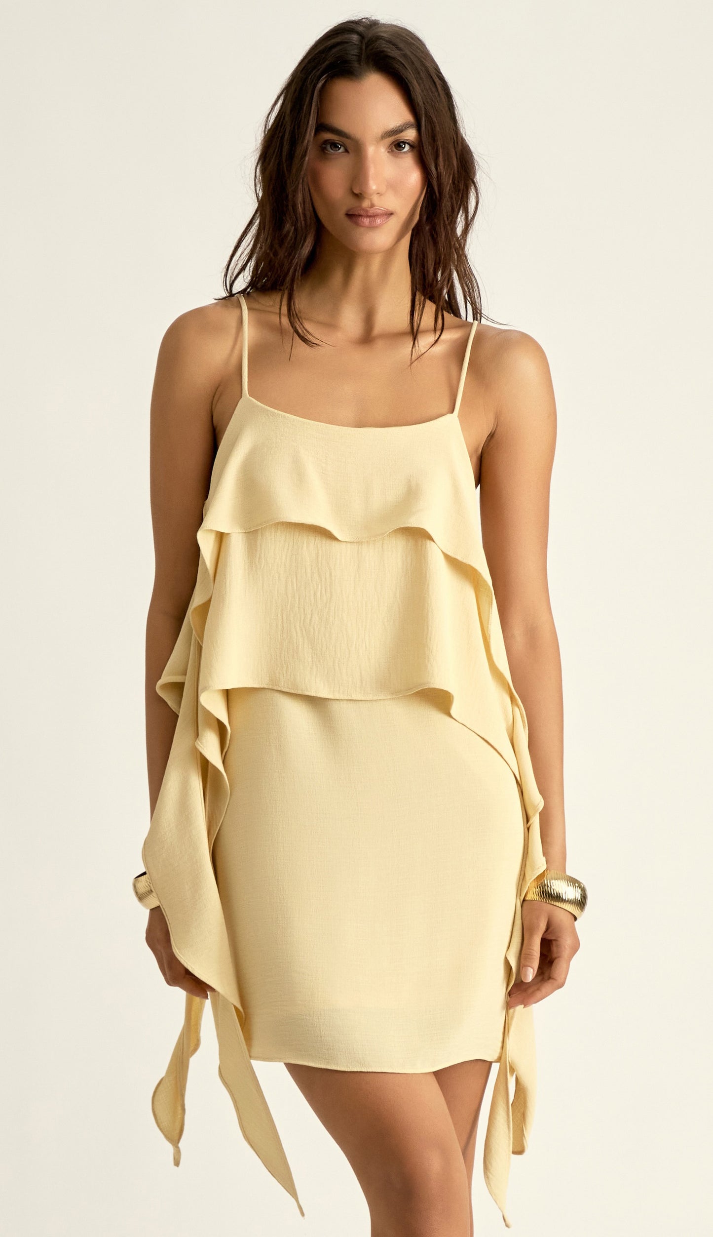 Vestido Liz Manteiga