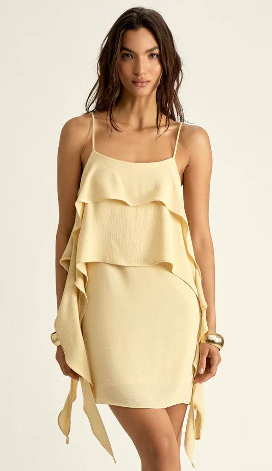 Vestido Liz Manteiga