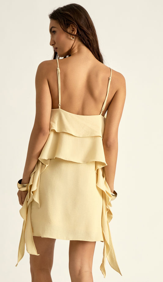 Vestido Liz Manteiga