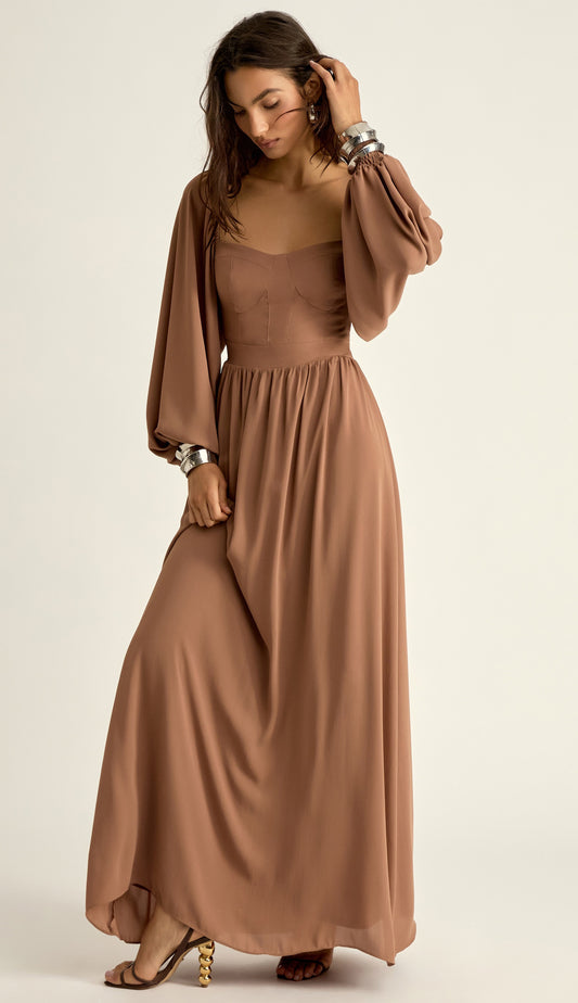 Vestido Lily Mocha