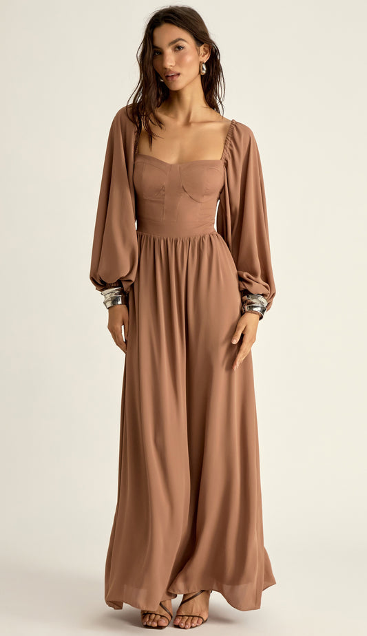 Vestido Lily Mocha