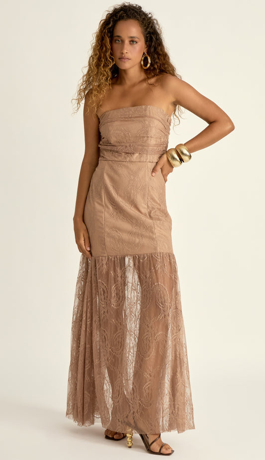 Vestido Lauren Mocha