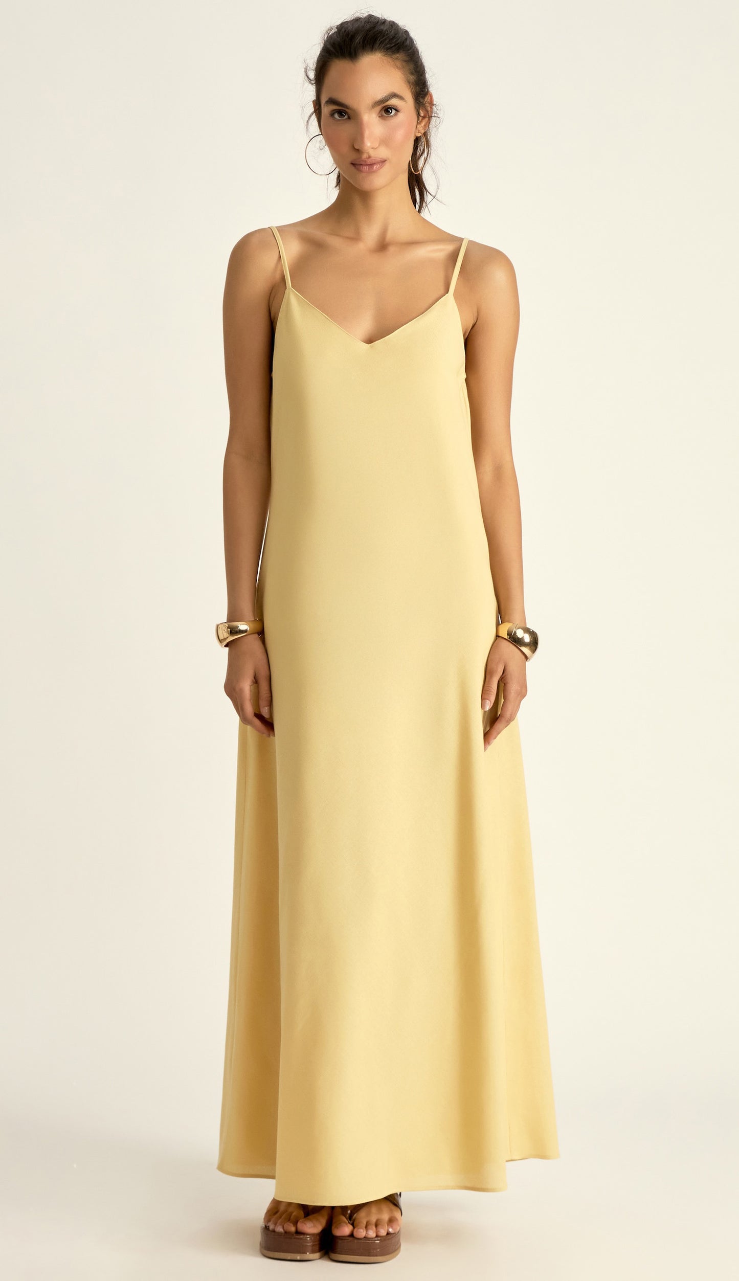 Vestido Laila Manteiga