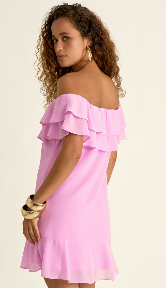 Vestido Malu Rosa