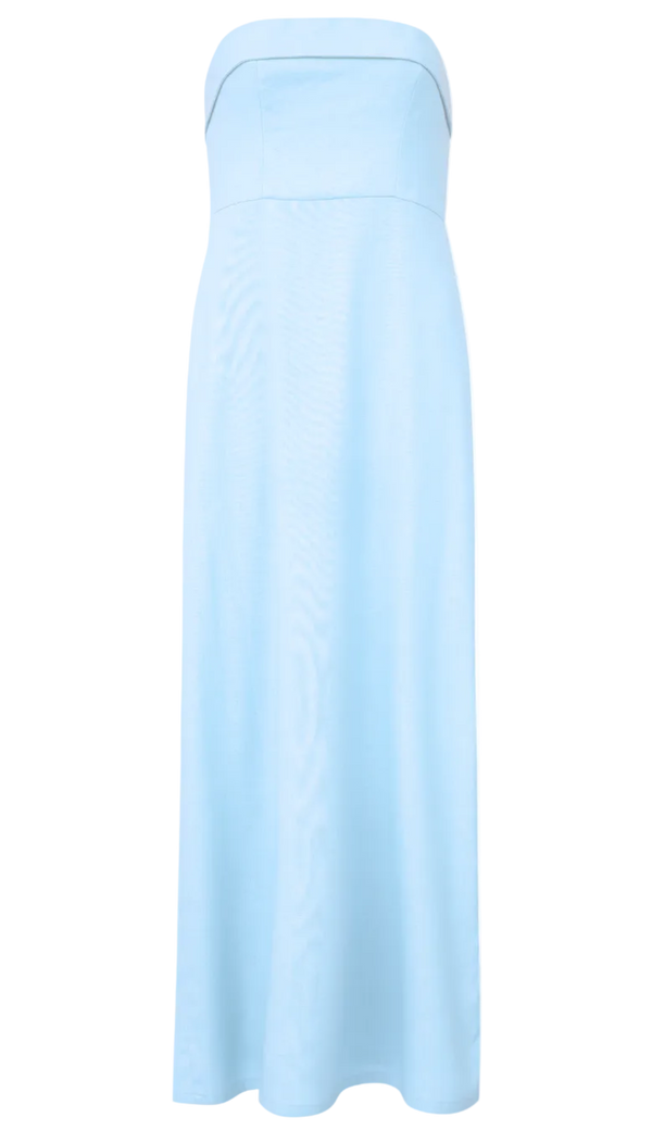 Vestido Longo em Linho Luma Azul | Laguna