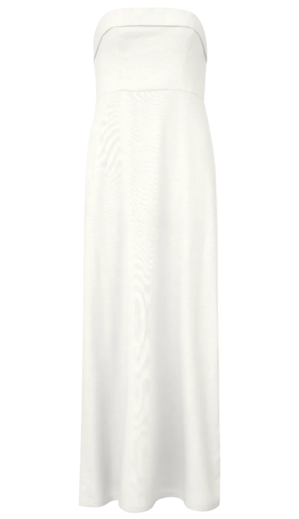 Vestido Longo em Linho Luma Off White| Laguna
