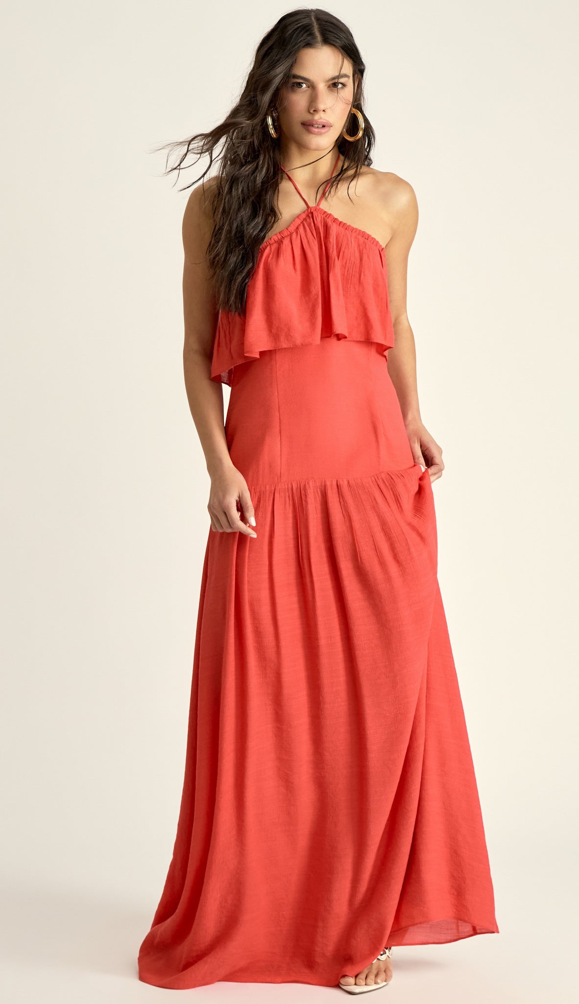 Vestido Leona Cereja