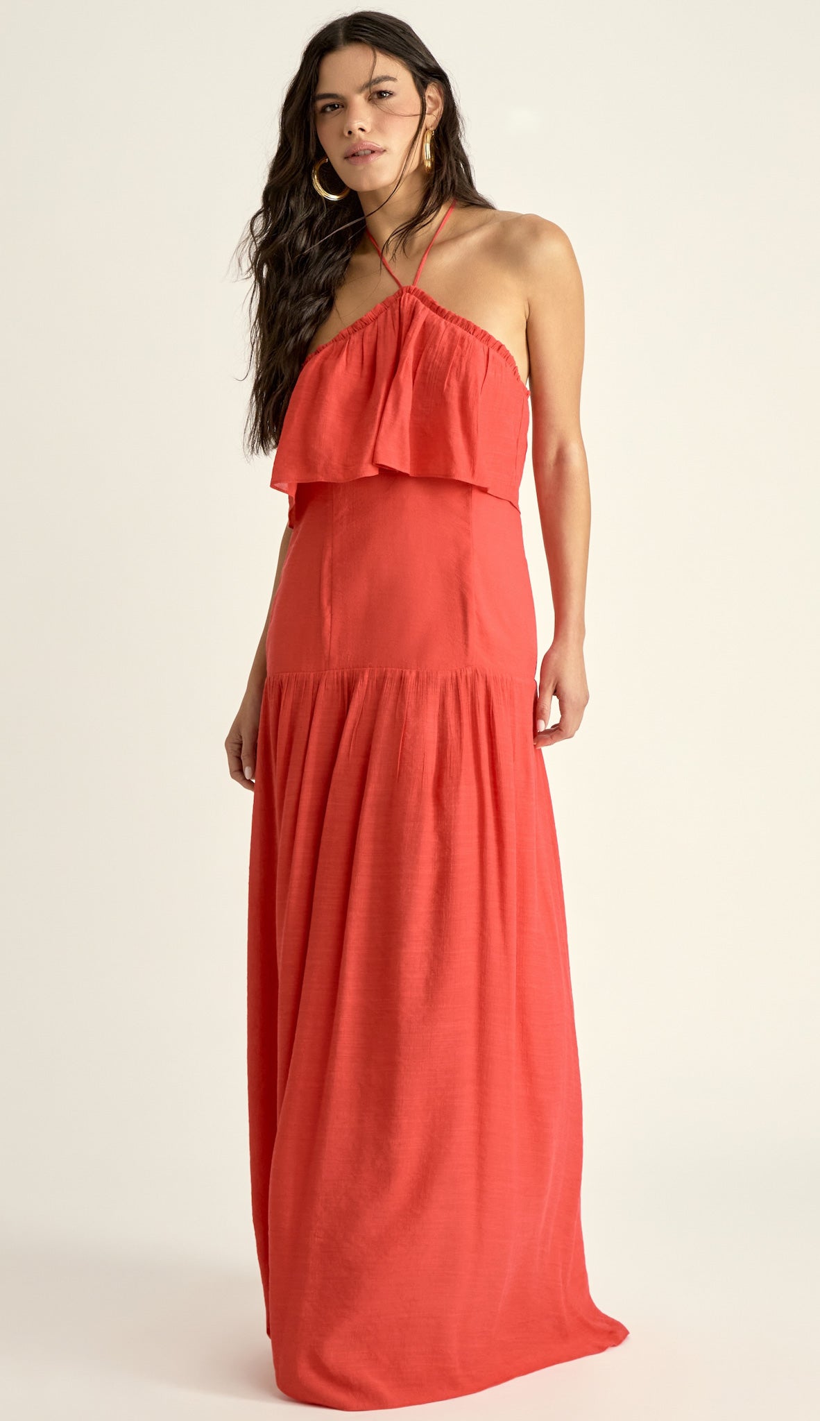 Vestido Leona Cereja