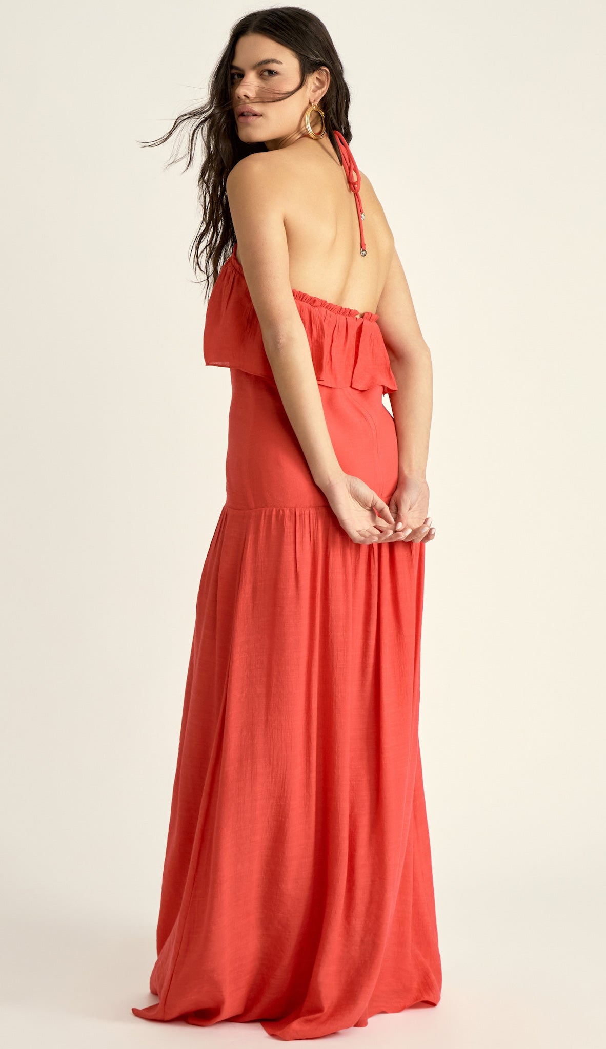 Vestido Leona Cereja