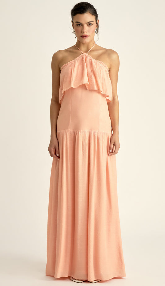 Vestido Leona Pêssego