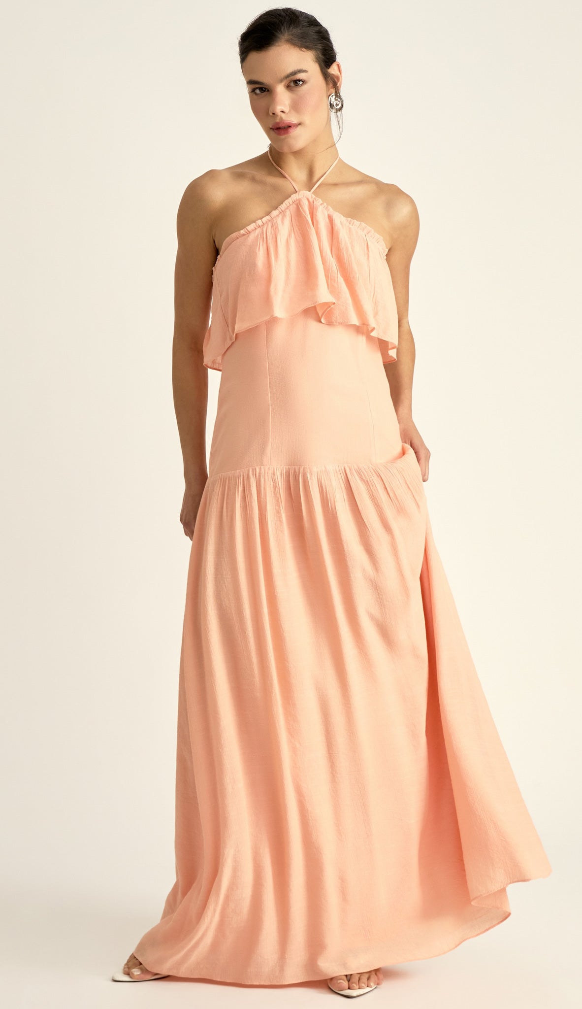 Vestido Leona Pêssego