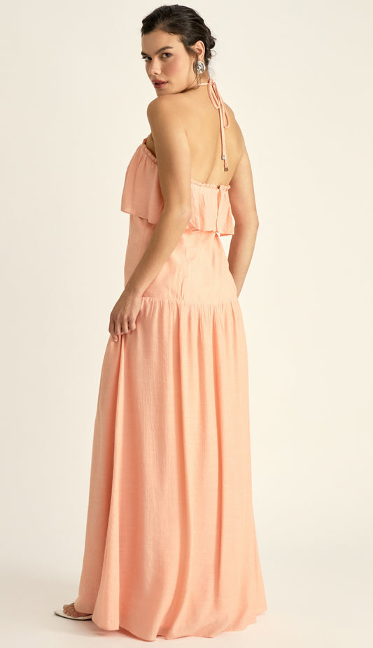 Vestido Leona Pêssego