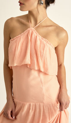 Vestido Leona Pêssego