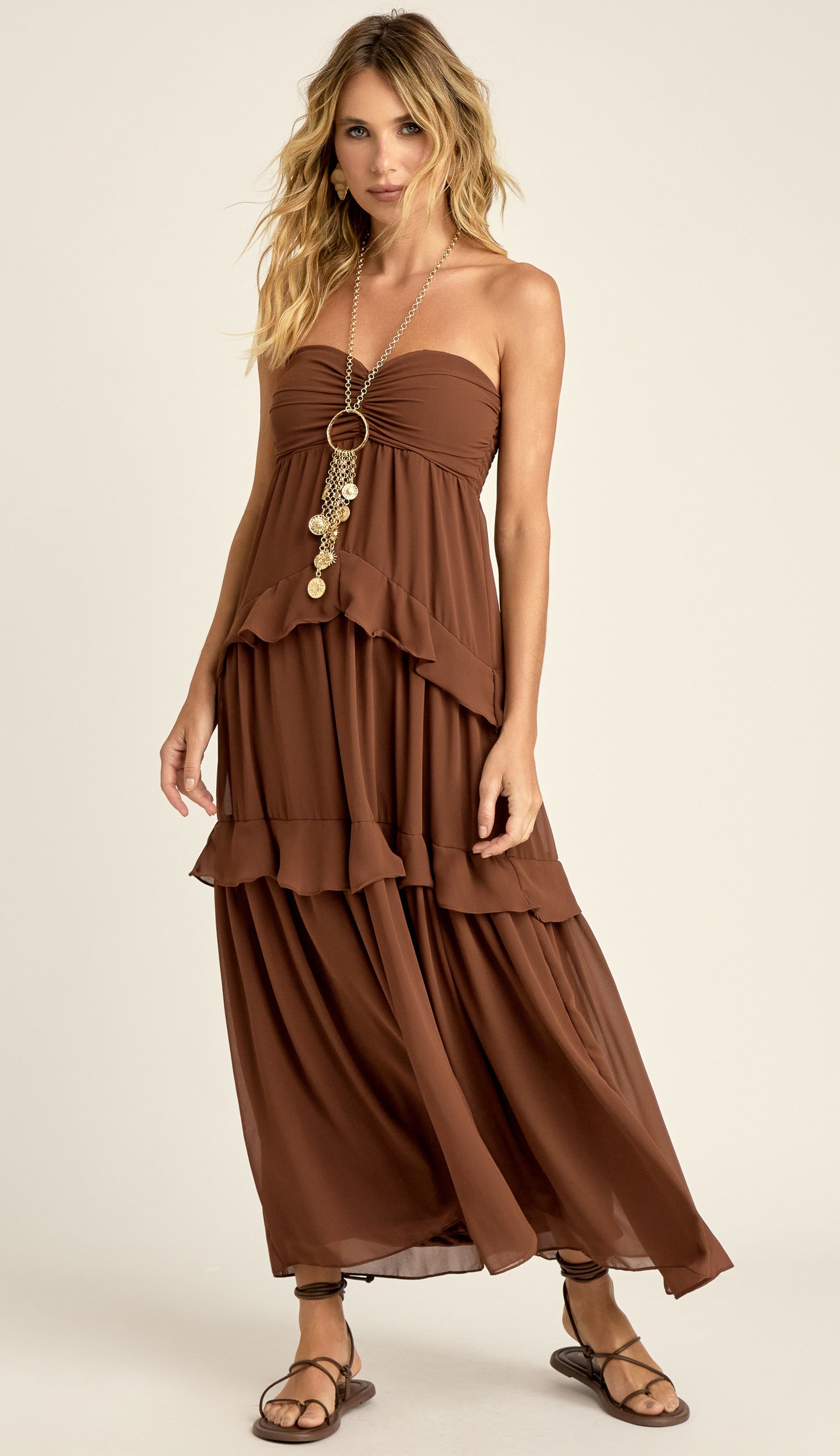Vestido Ruth Café