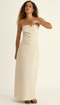 Vestido Milena Natural