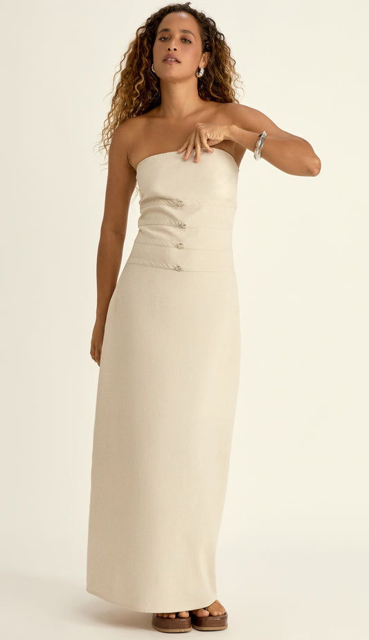 Vestido Milena Natural