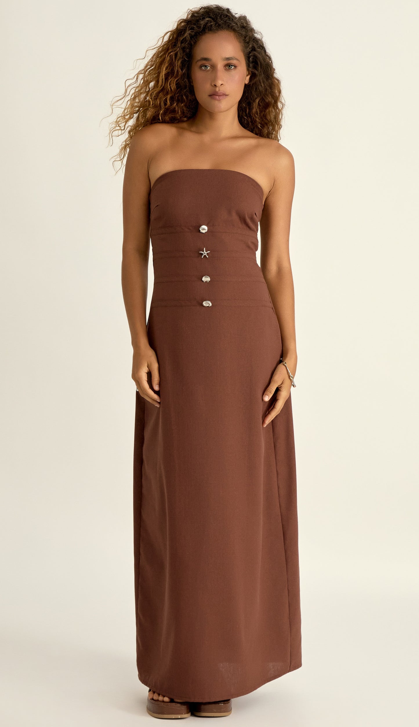 Vestido Milena Mocha