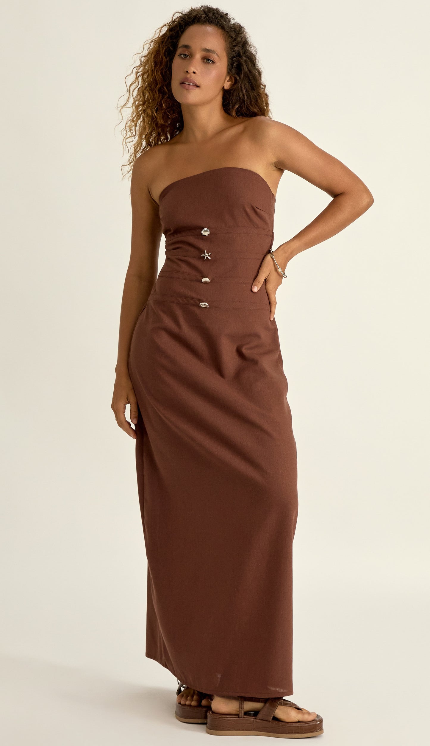 Vestido Milena Mocha