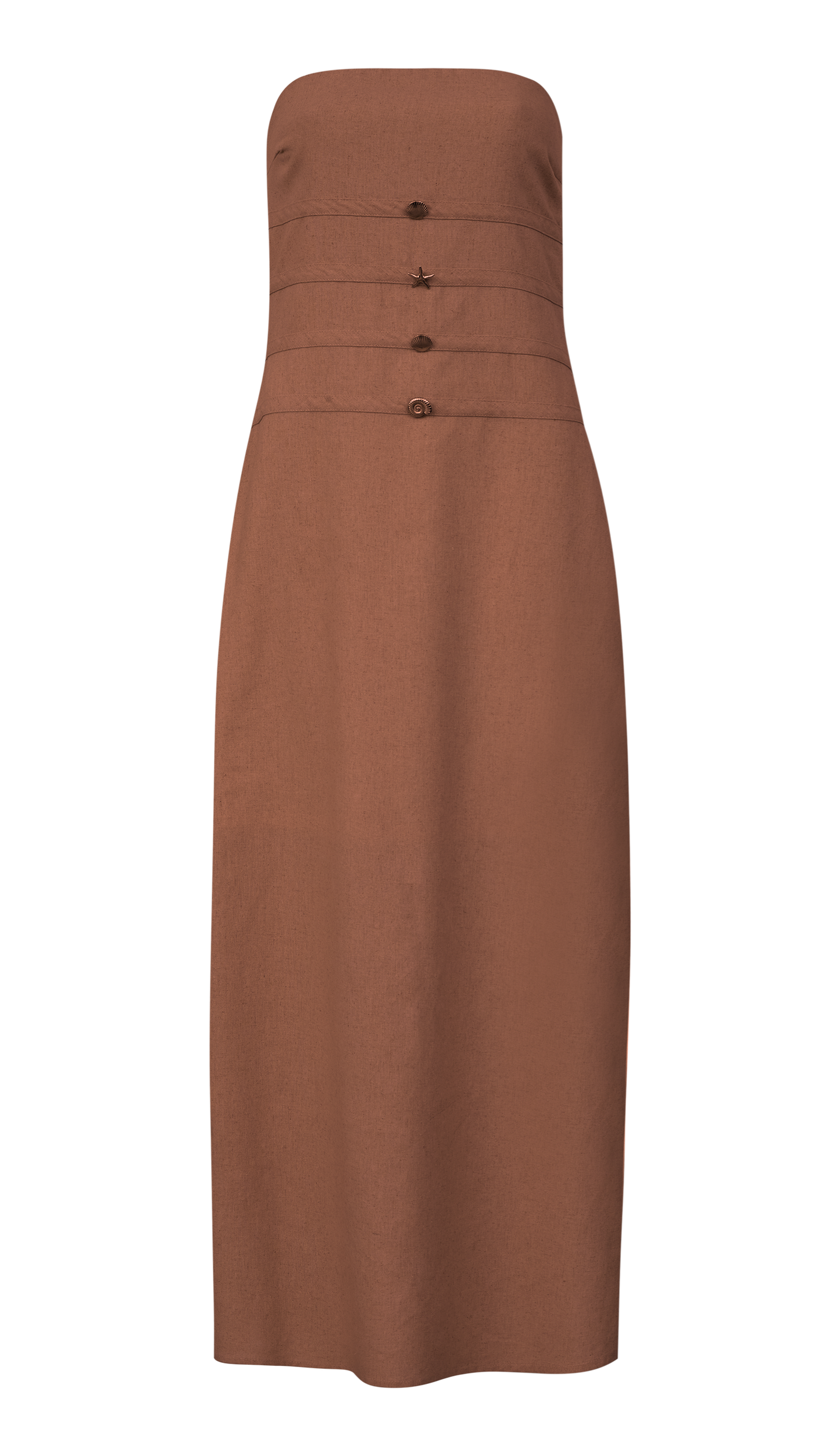 Vestido Milena Mocha