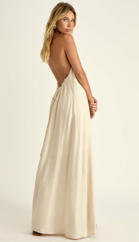 Vestido Madalena Natural