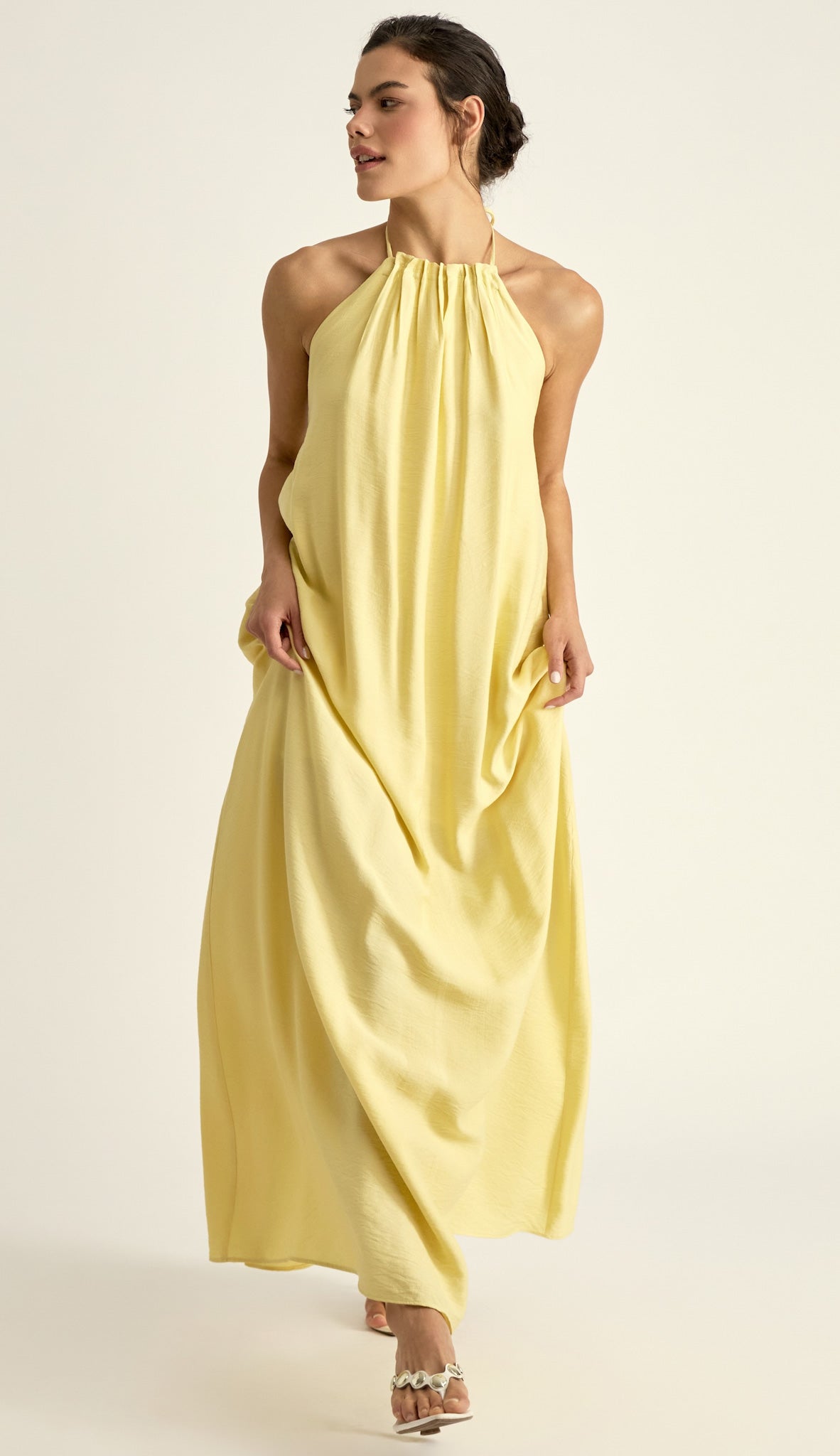 Vestido Madalena Manteiga