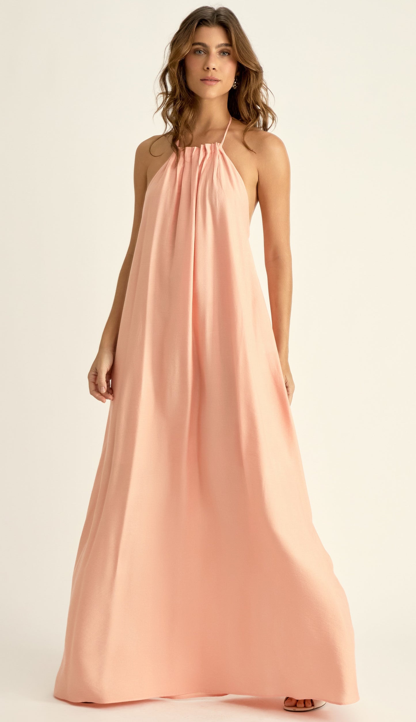 Vestido Madalena Pêssego