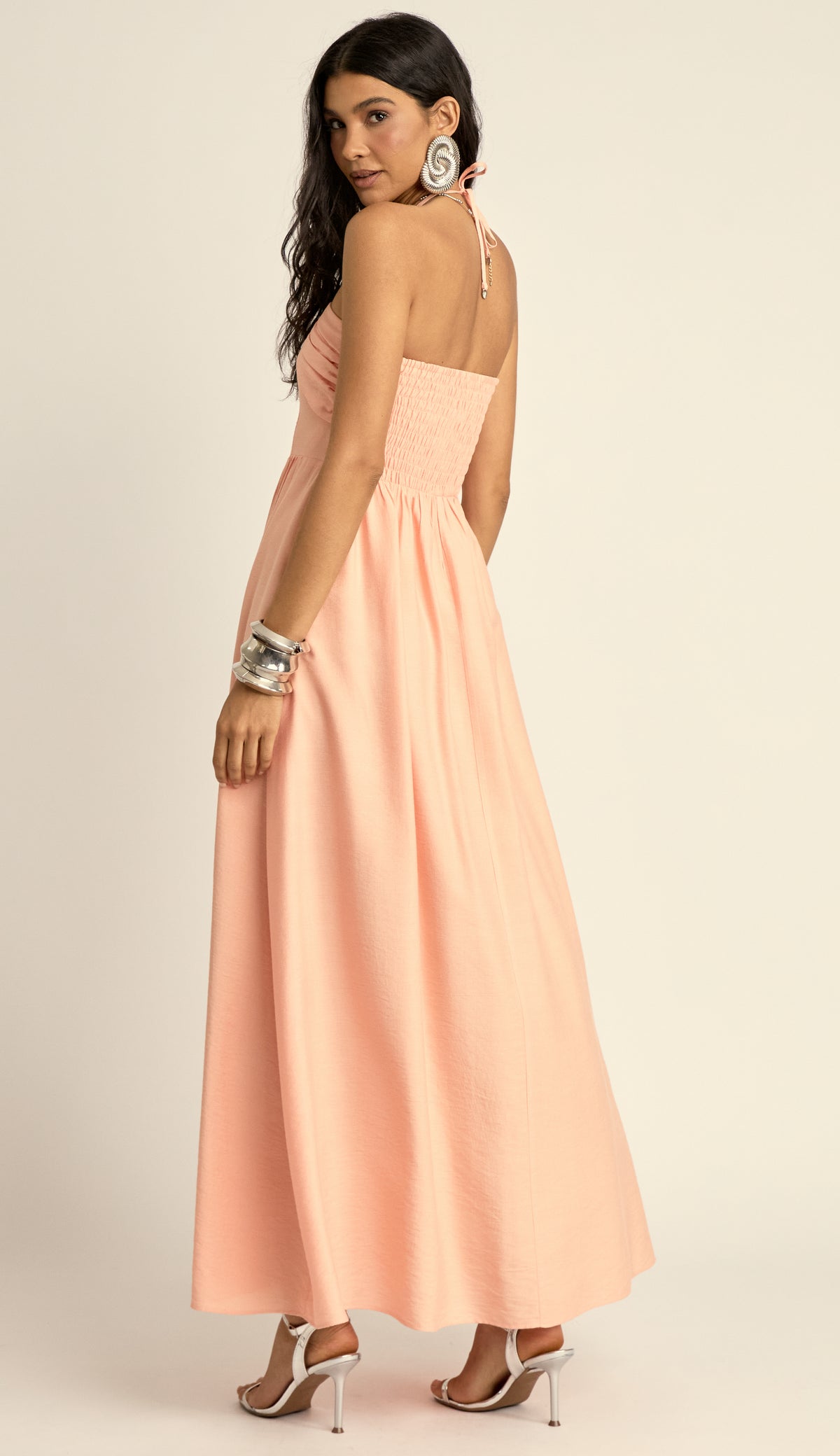 Vestido Longo Poliviscose Michelle Pêssego | Laguna