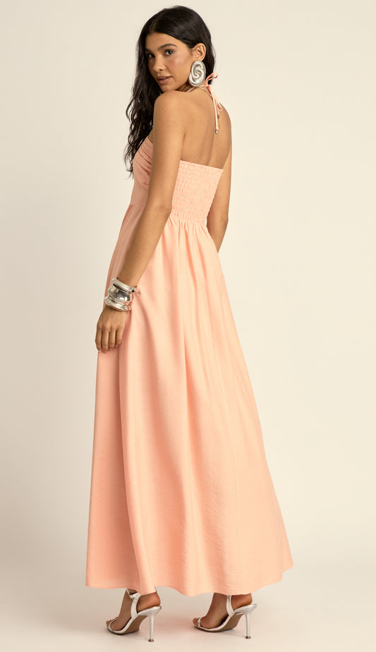 Vestido Longo Poliviscose Michelle Pêssego | Laguna
