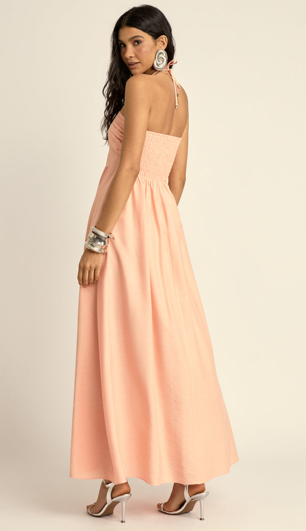 Vestido Longo Poliviscose Michelle Pêssego | Laguna