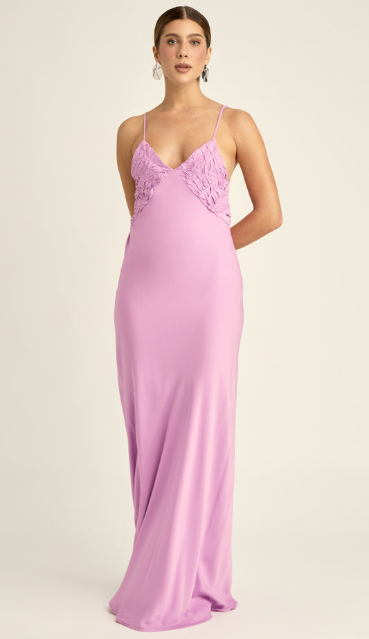 Vestido Maria Lilás