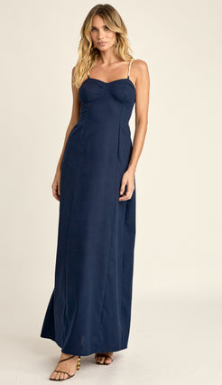 Vestido Longo Linho Margot | Laguna