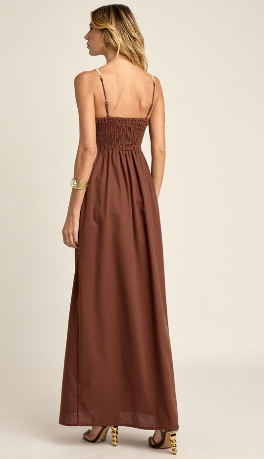 Vestido Margot Café