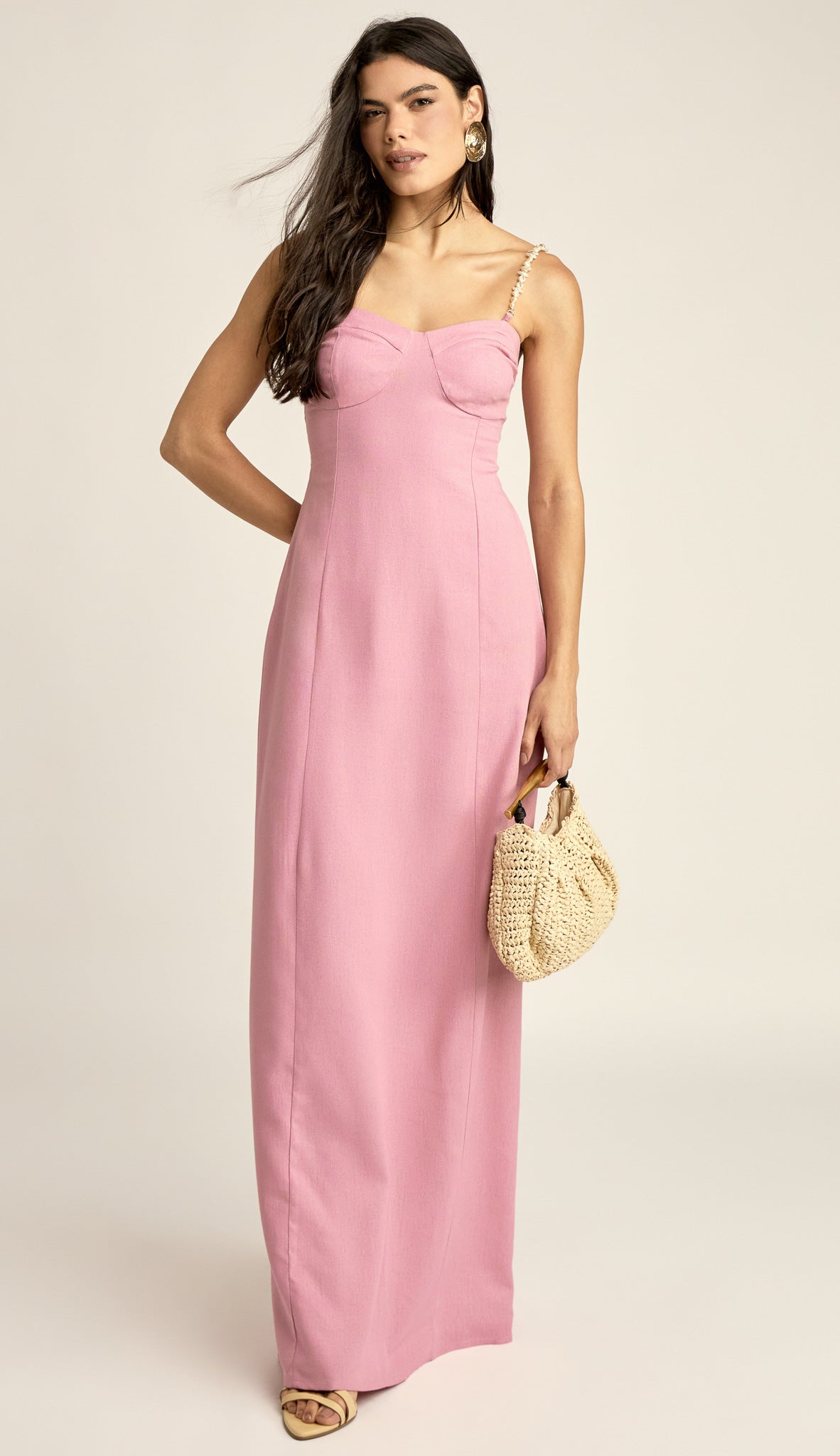Vestido Longo Linho Margot | Laguna