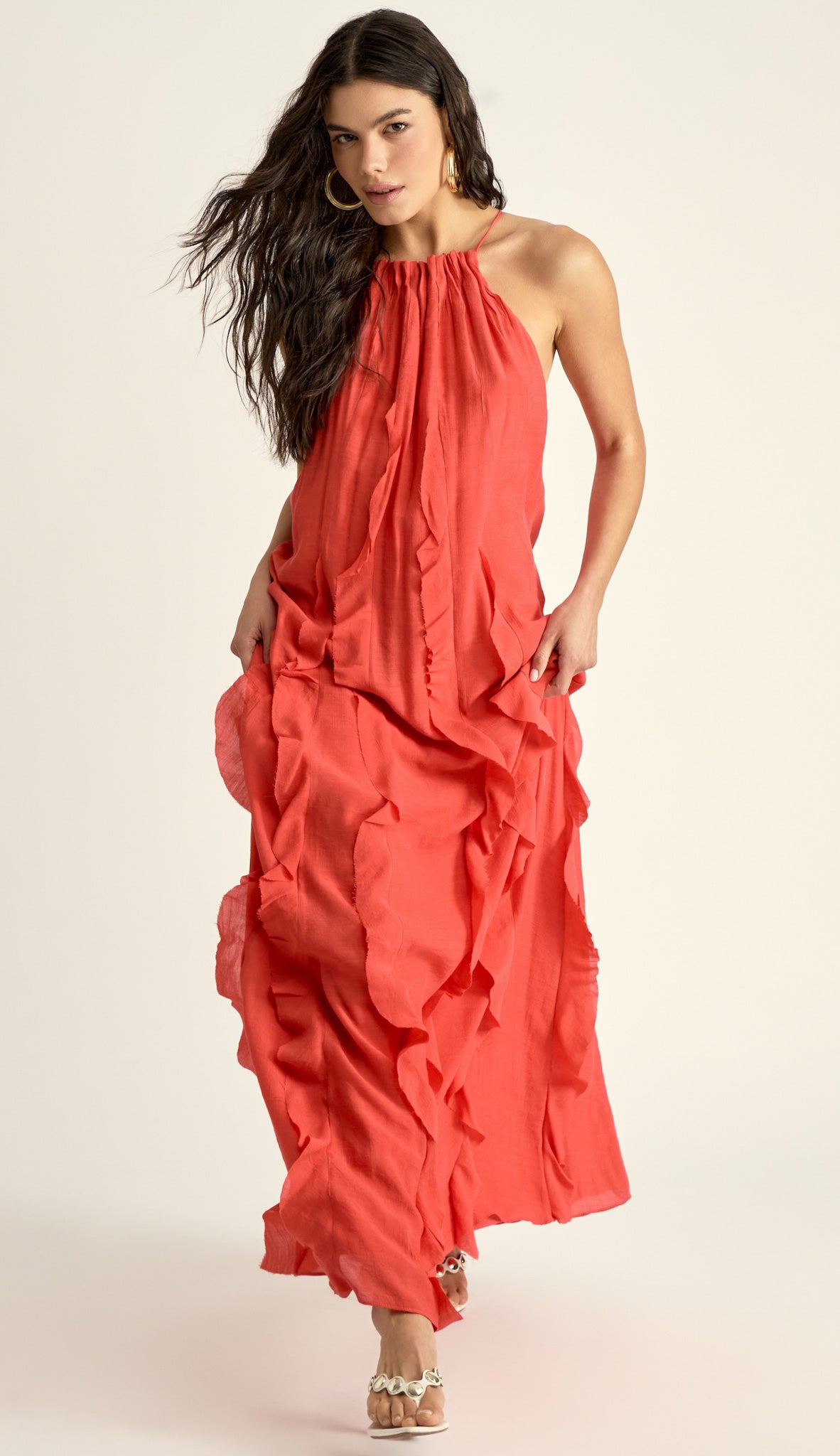 Vestido Moana Cereja